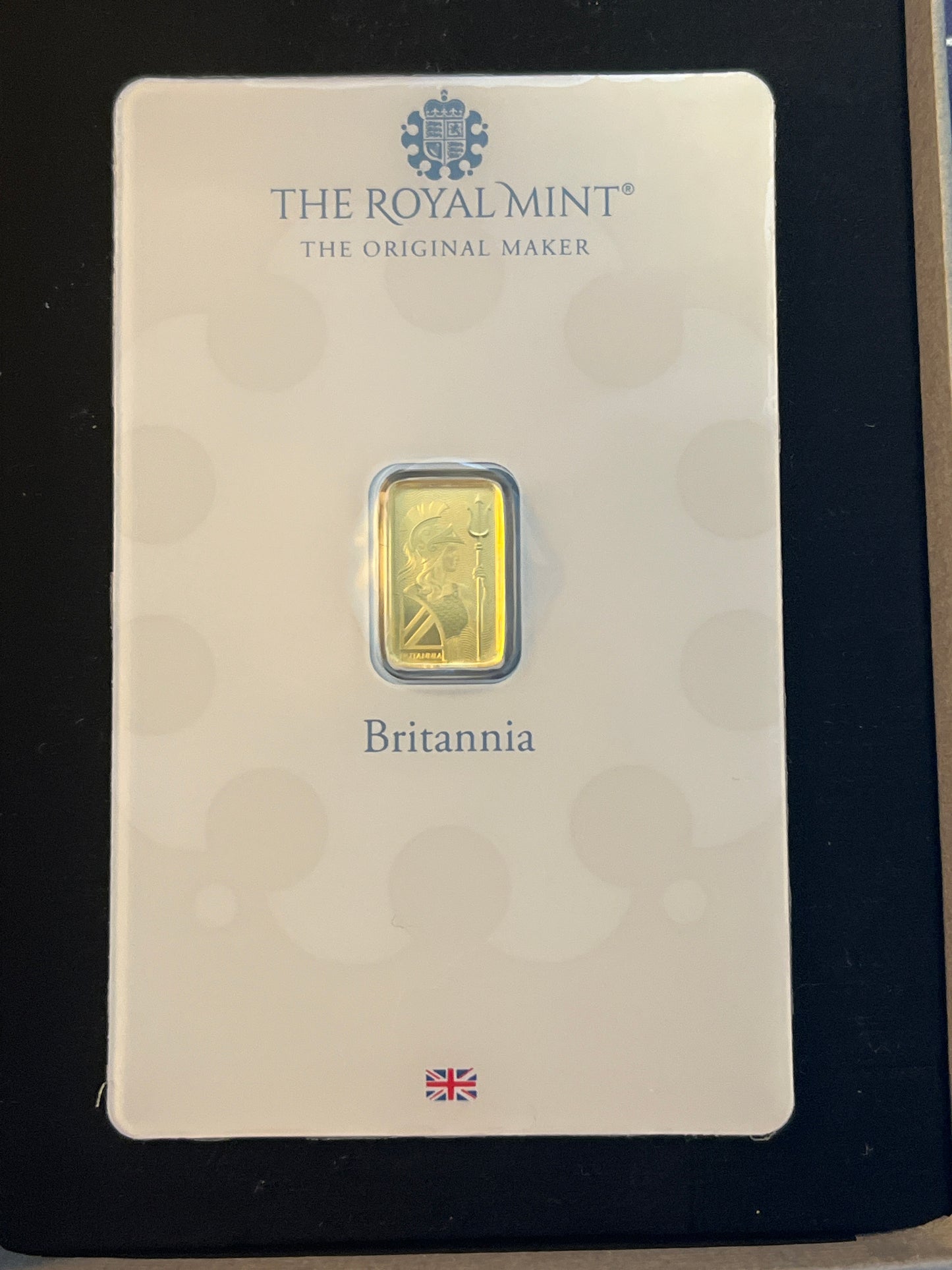 1g Fine Gold 999.9 Bar - Royal Mint