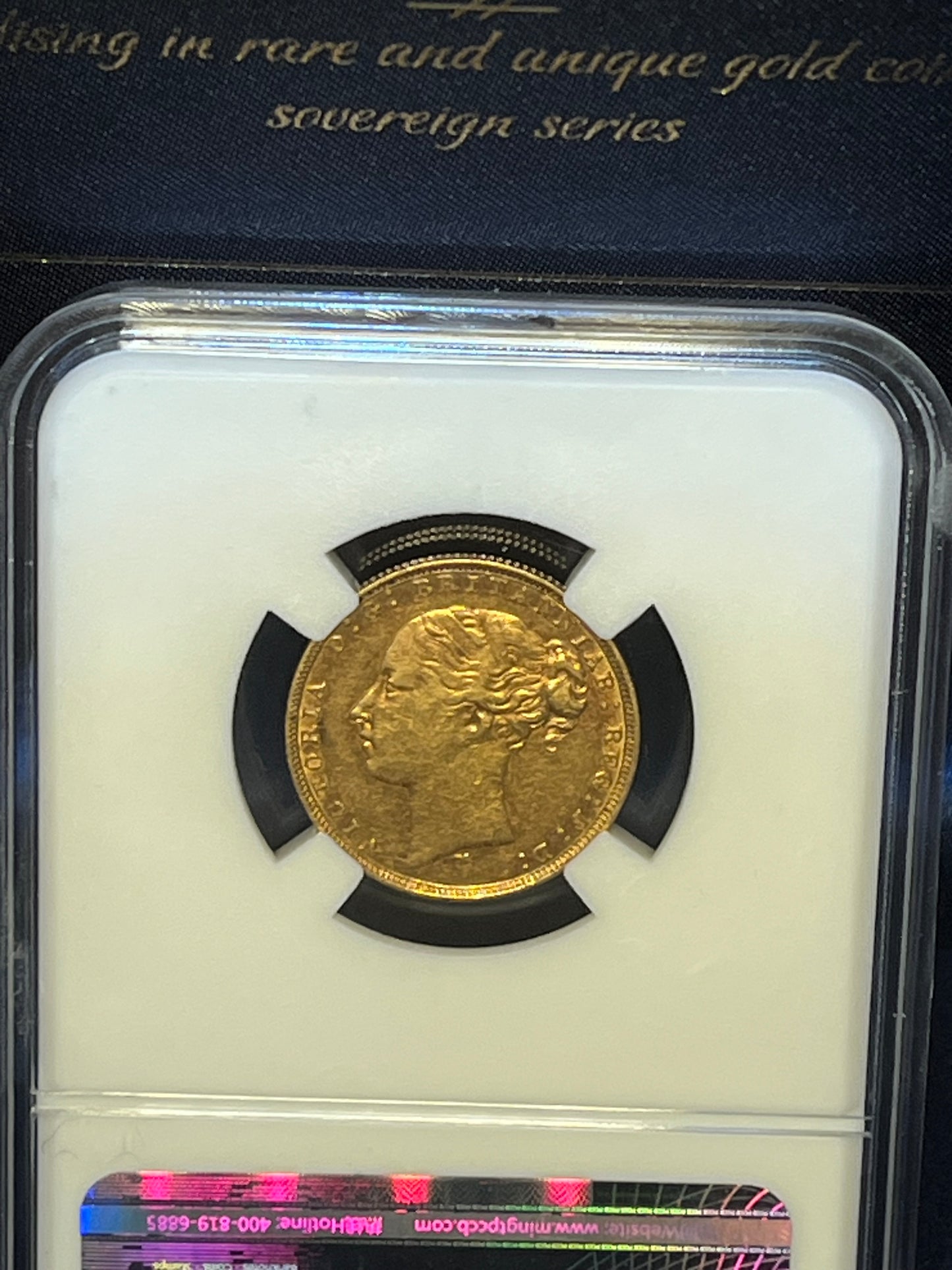 *MARSH Rarity R* Victoria 1881-M Melbourne Gold Full Sovereign -No BP Short Tail