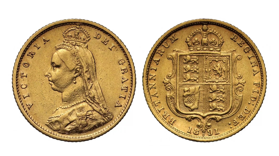 *MARSH R4 Rarity* Victoria 1891-S Gold Half Sovereign Sydney - One of a Kind - Ex Iverson Collection