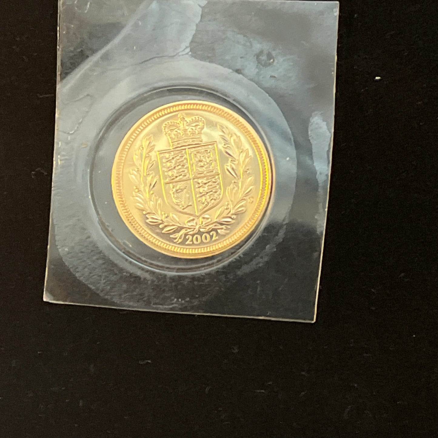 2002 QEII 22ct Gold Jubilee Half Sovereign - original Royal Mint SEALED