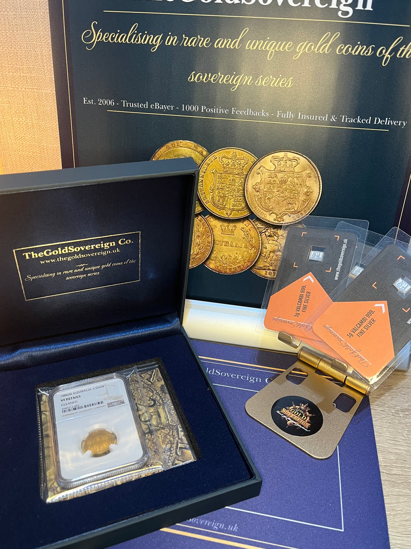 *R2 - V.RARE* NGC Graded 1886M Gold Half Melbourne Sovereign Jubilee Head (Valued at £7200 in 2024 guide)