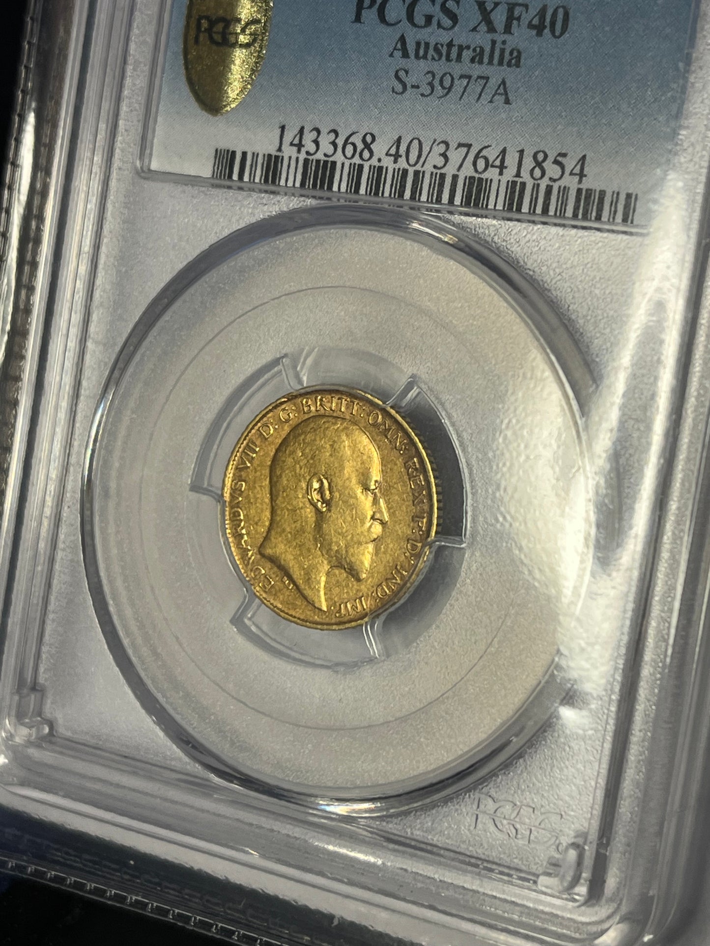 *RARE* PCGS Graded Edward VII 1902-S Gold Half Sovereign Sydney Mint
