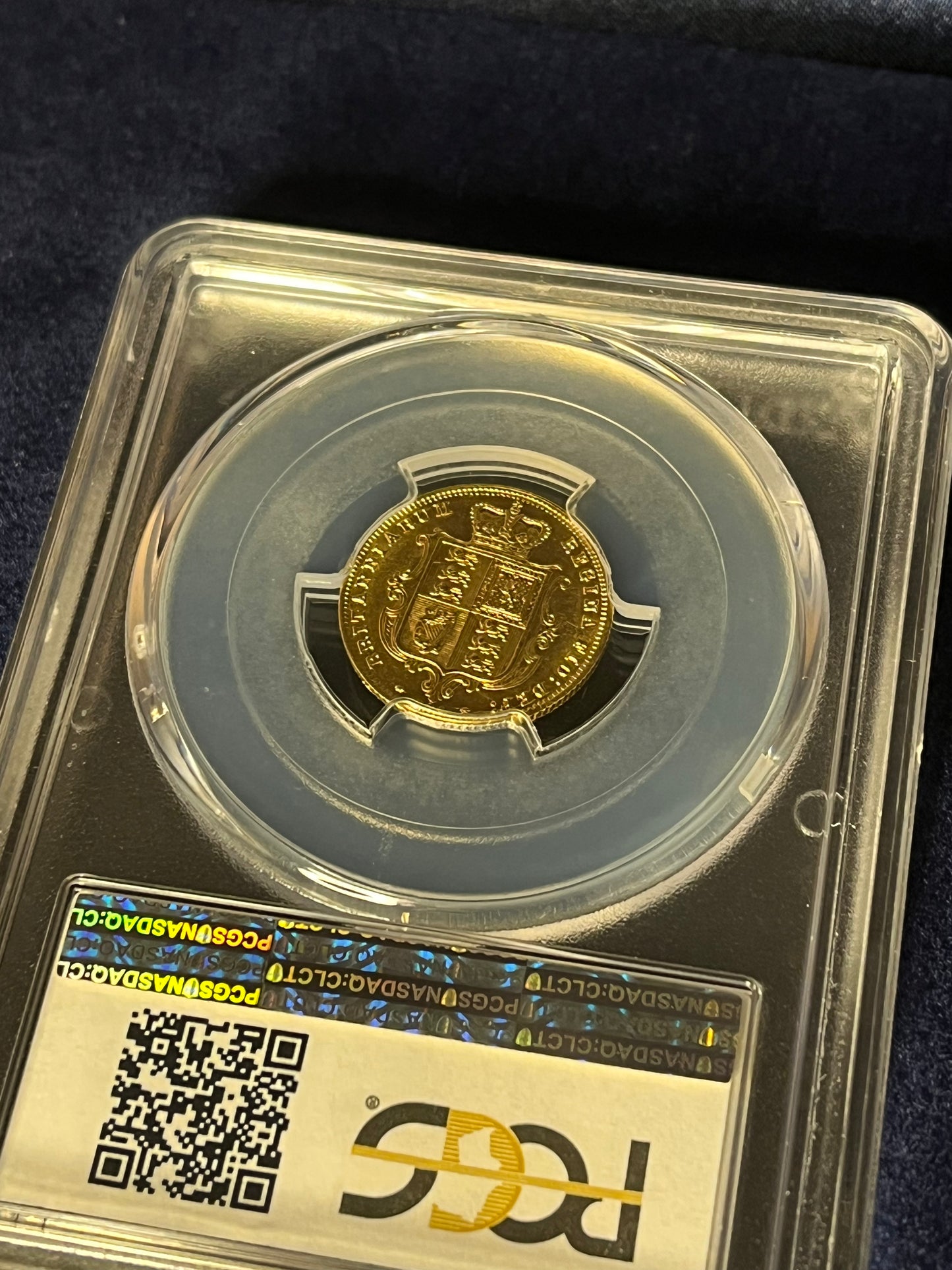 *WOW* PCGS AU58 Graded 1877 Victoria Gold Half Sovereign Shieldback