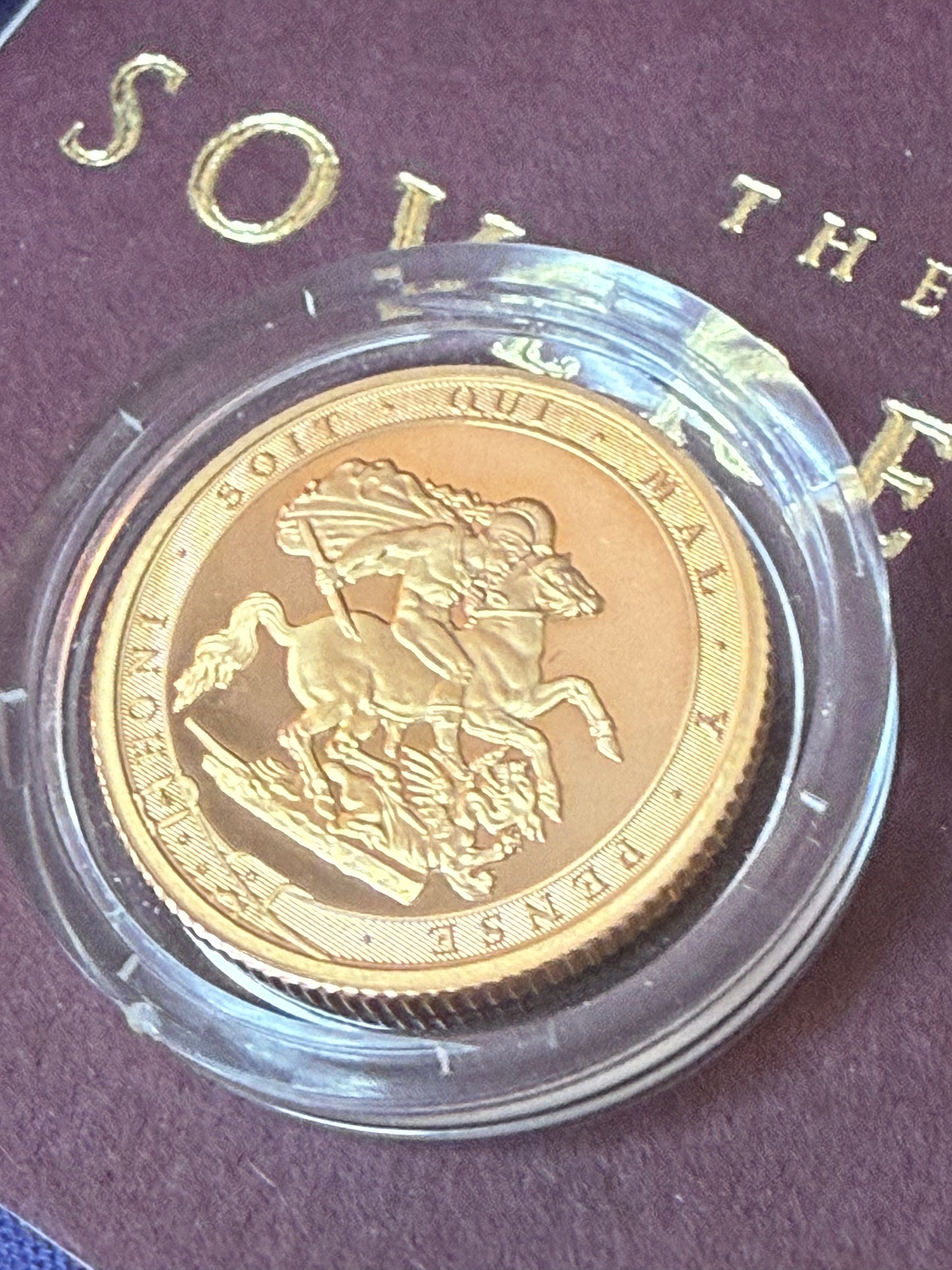 2017 Elizabeth II Proof Gold Full Sovereign with box and COA 200th Anniversary