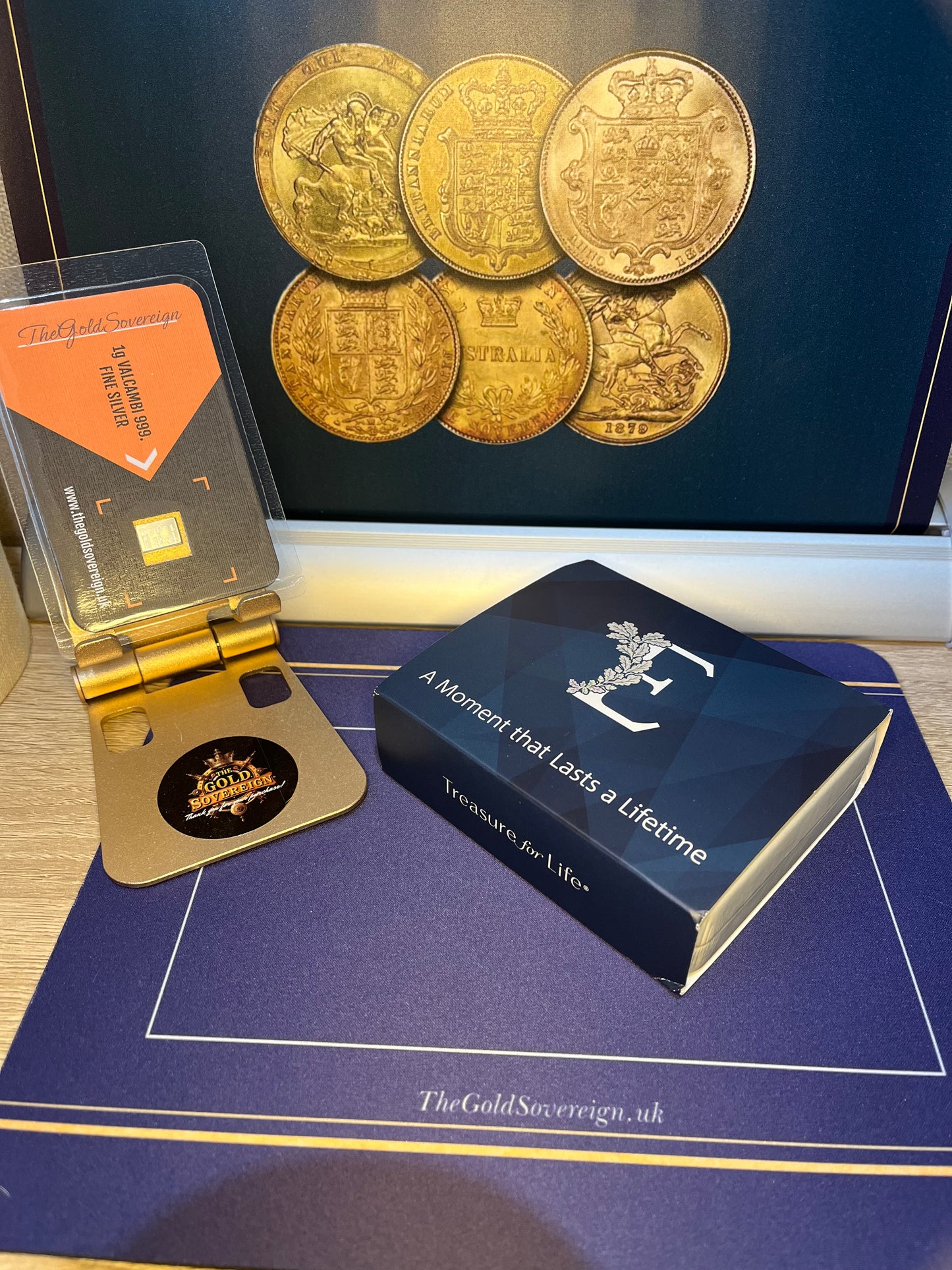 2018 QEII Sapphire Coronation Jubilee SOTD 22ct Gold Full Sovereign - boxed & COA
