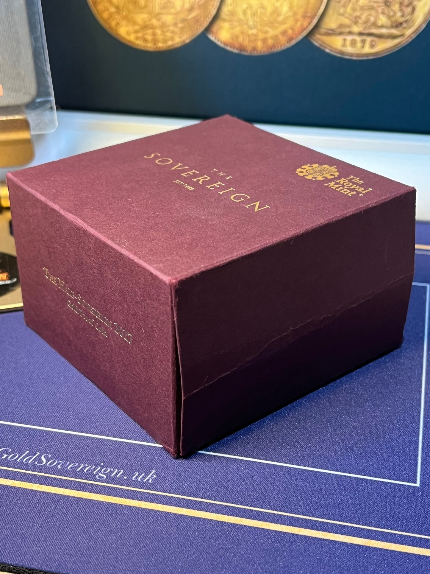 2017 Elizabeth II Proof Gold Half Sovereign with box and COA 200th Anniversary