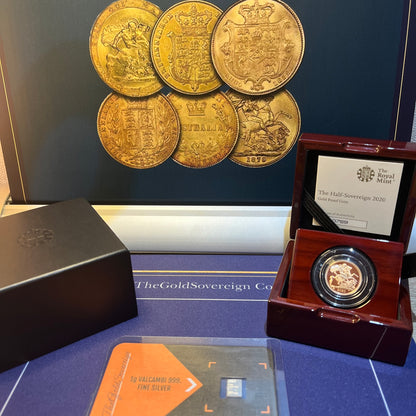 2020 Queen Elizabeth II Proof Half Sovereign with box and COA - Royal Mint
