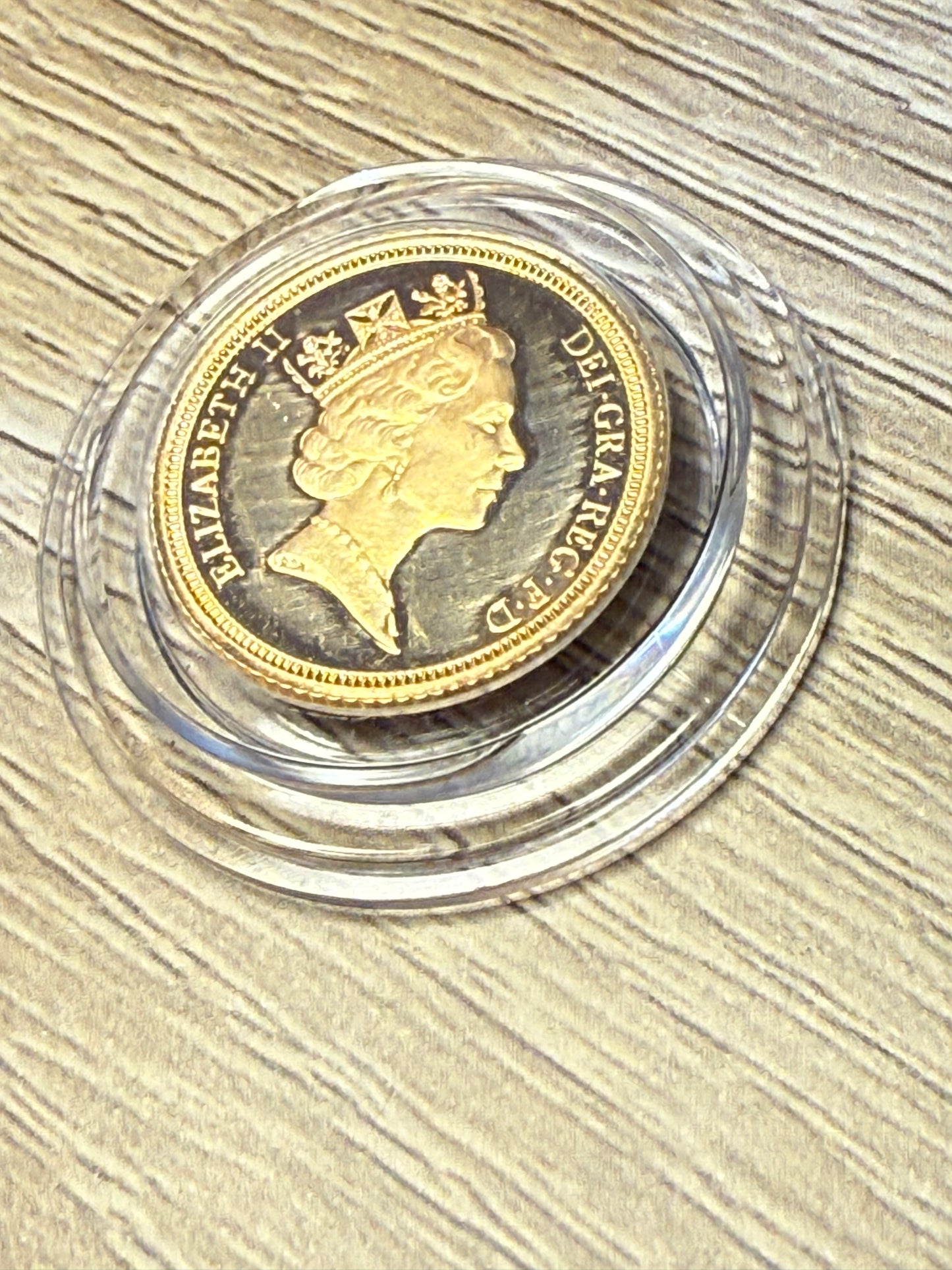1991 Proof Half Sovereign 22ct Gold coin with box and COA - Scarce Low Mintage