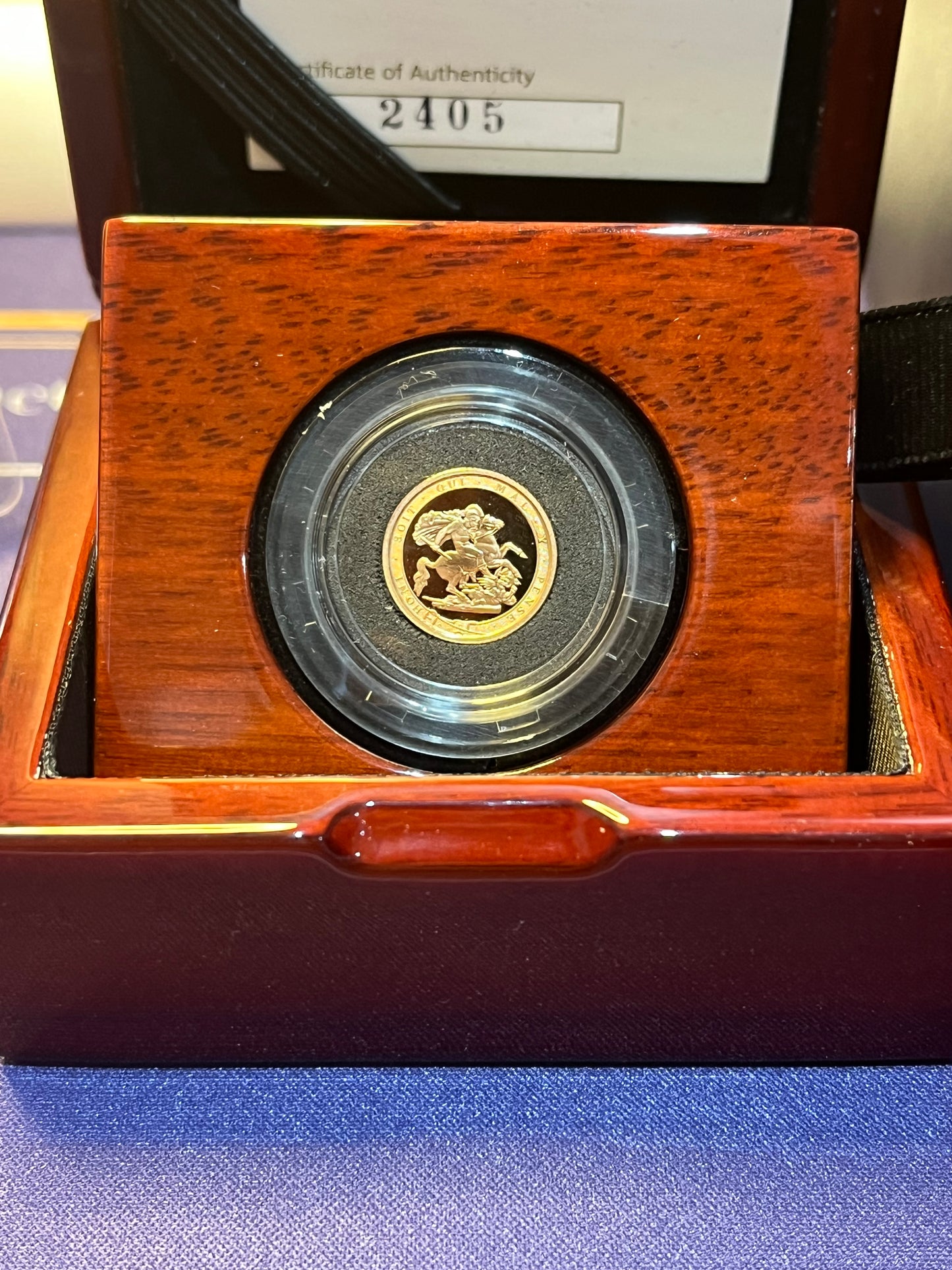 2017 Gold Sovereign Pistrucci Proof 3 Coin Boxed Set with COA & FREE Silver Bar Bundle