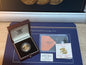 1991 QEII Proof Full Sovereign 22ct Gold coin with box and COA - Low Mintage