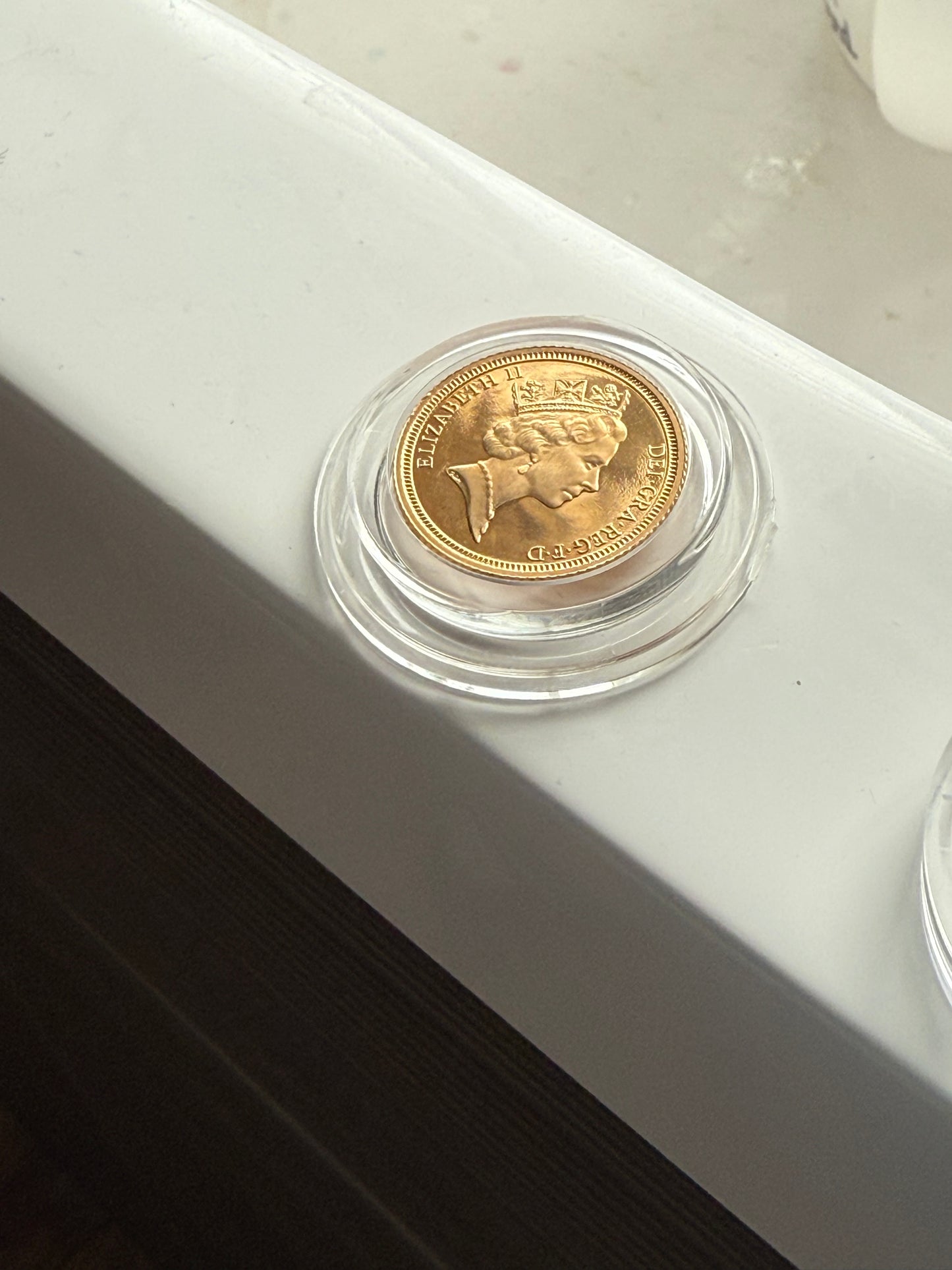 1991 Proof Half Sovereign 22ct Gold coin with box and COA - Scarce Low Mintage