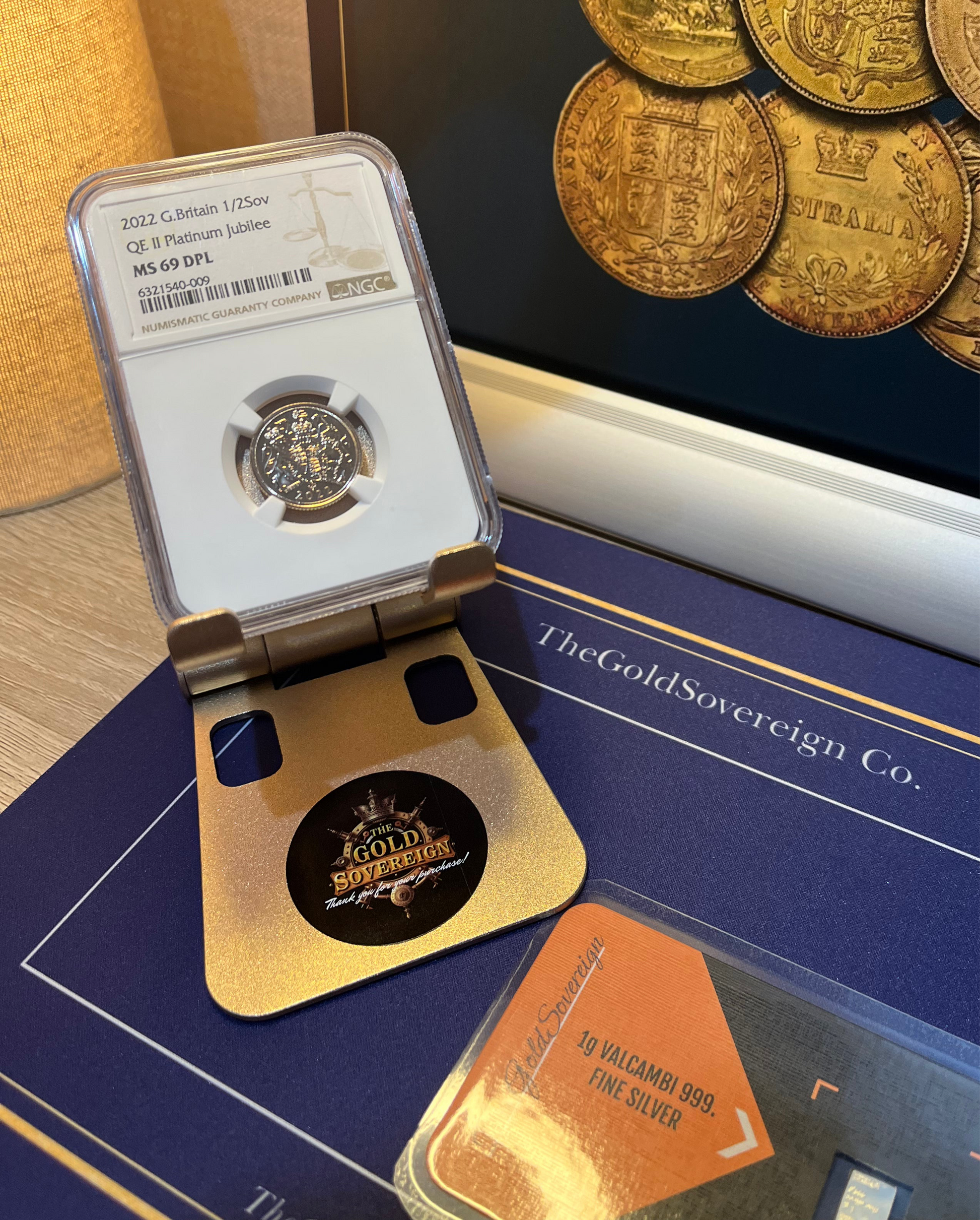 2022 British Gold Half Sovereign Graded Coin Buy Now