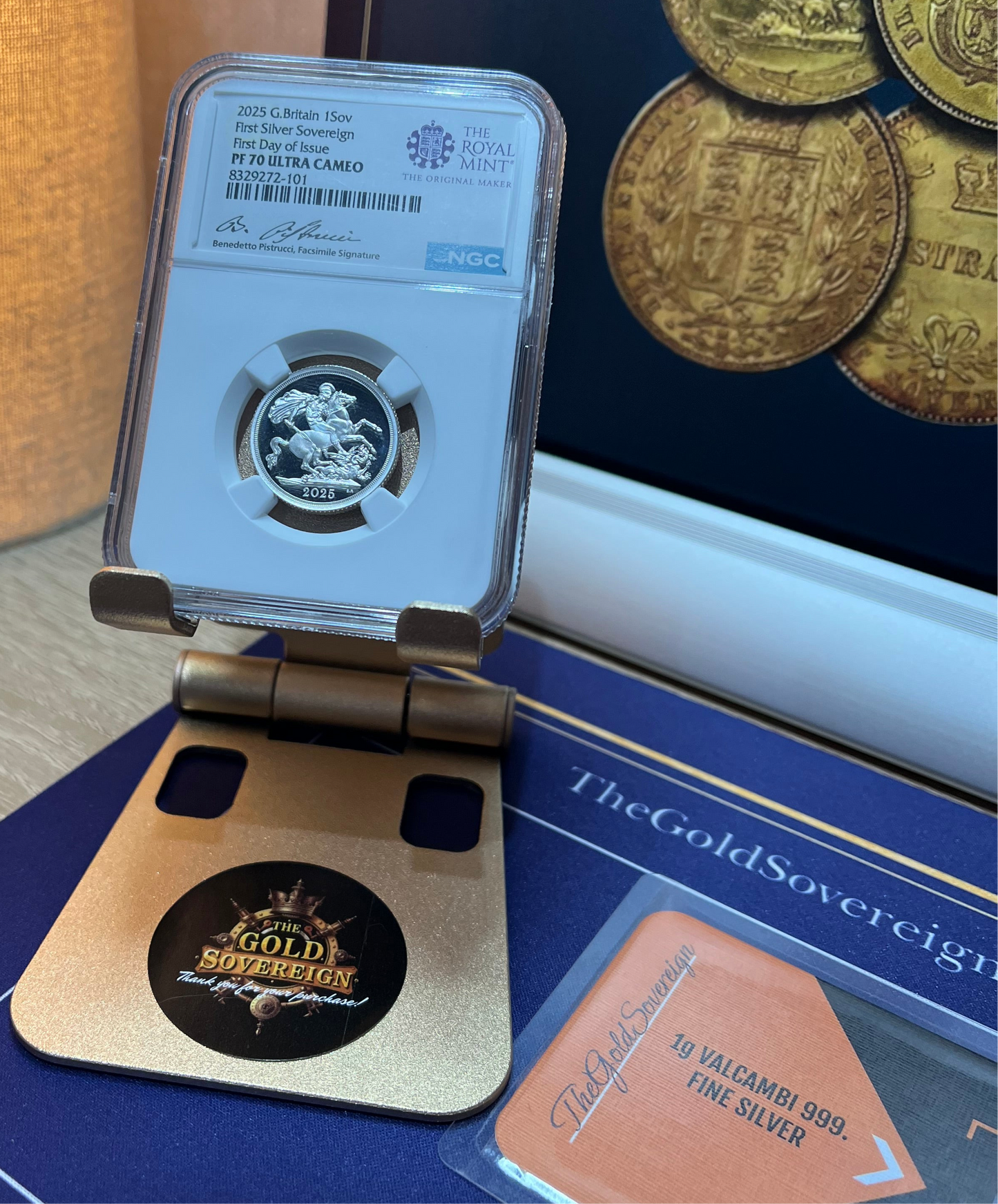 The Silver Sovereign 2025 Silver Proof Coin -
Limited Edition 50,000