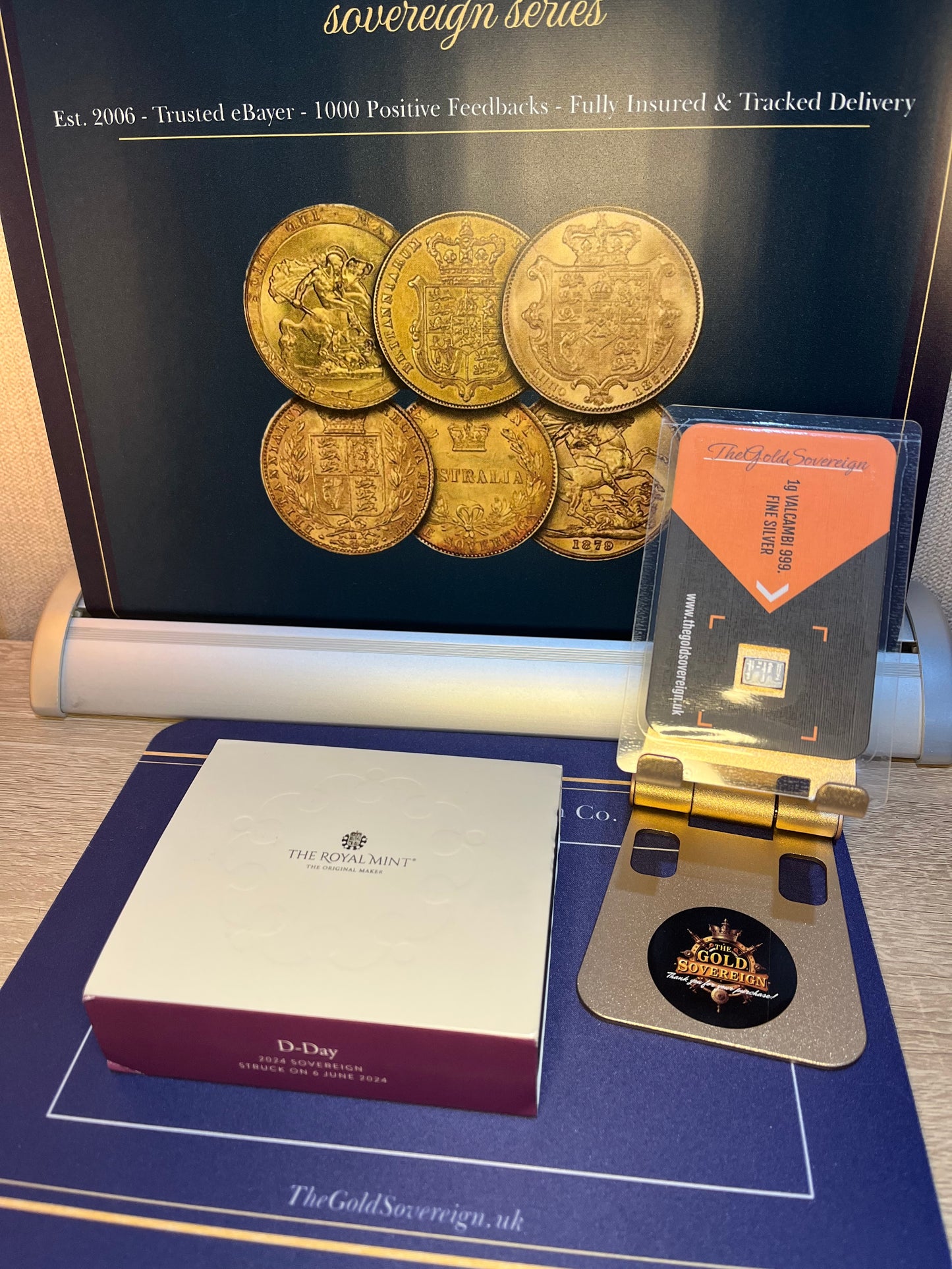 2024 SOTD D-Day Anniversary Gold Proof Sovereign - Low Mintage - Matt Finish
