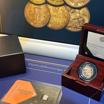 2020 Queen Elizabeth II Proof Half Sovereign with box and COA - Royal Mint