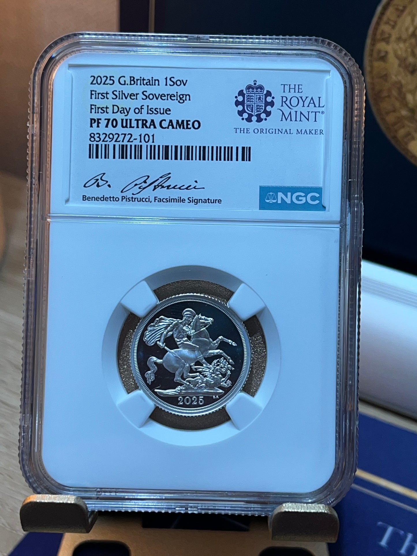 The Silver Sovereign 2025 Silver Proof Coin -
Limited Edition 50,000