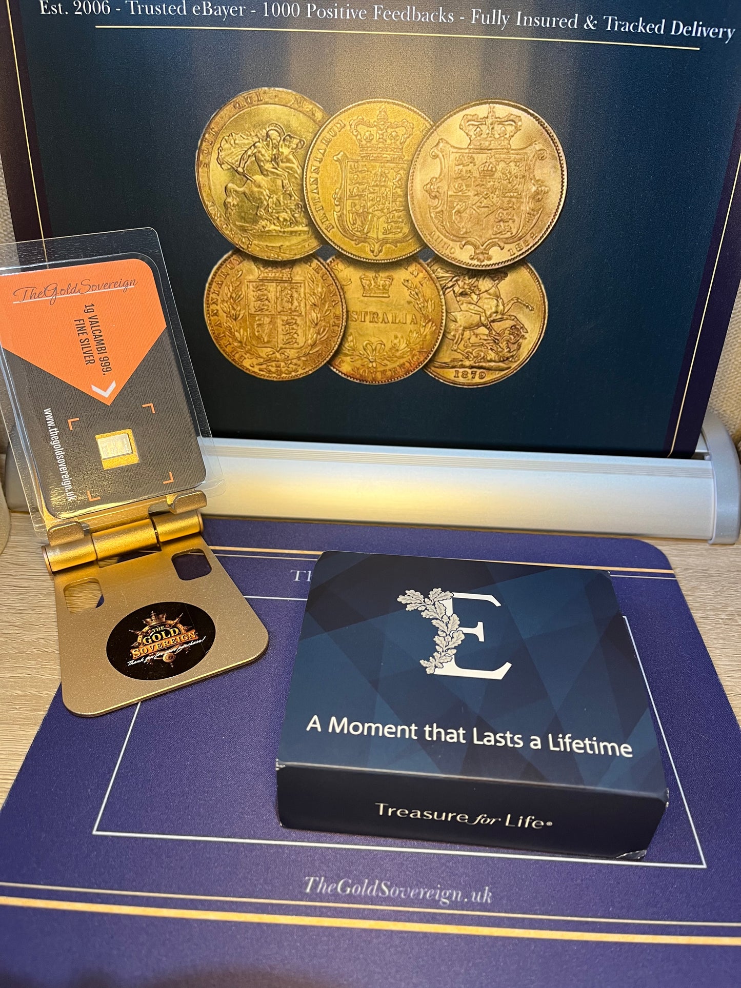 2018 QEII Sapphire Coronation Jubilee SOTD 22ct Gold Full Sovereign - boxed & COA