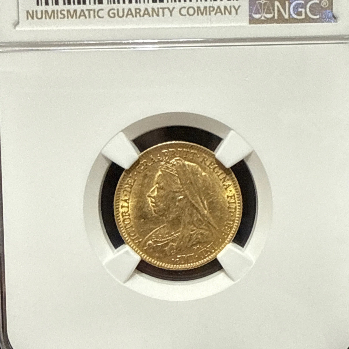 1899 MS62 NGC Graded Victoria Gold Half-Sovereign - Rare Grade