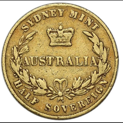 Rare 1858-S “Australia” Gold Half Sovereign - NGC Graded -Valued £2300 in 2024 Guide