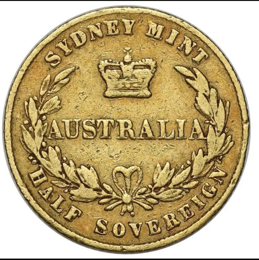 Rare 1858-S “Australia” Gold Half Sovereign - NGC Graded -Valued £2300 in 2024 Guide