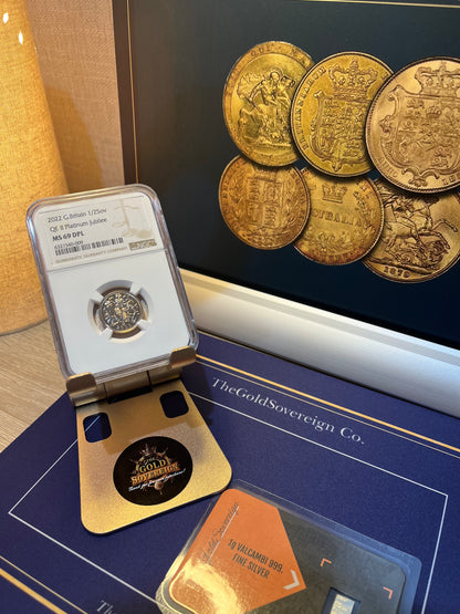 2022 QEII Gold Half Sovereign - NGC Graded -MS69 DPL Platinum Jubilee Royal Mint