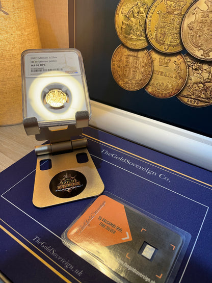 2022 QEII Gold Half Sovereign - NGC Graded -MS69 DPL Platinum Jubilee Royal Mint