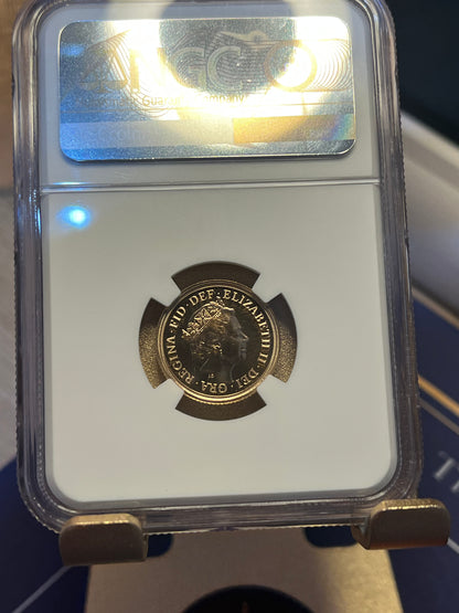 2022 QEII Gold Half Sovereign - NGC Graded -MS69 DPL Platinum Jubilee Royal Mint