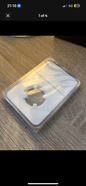 Personalised Acrylic Coin Slab For Gold Half Sovereign with Inserts/ Stickers