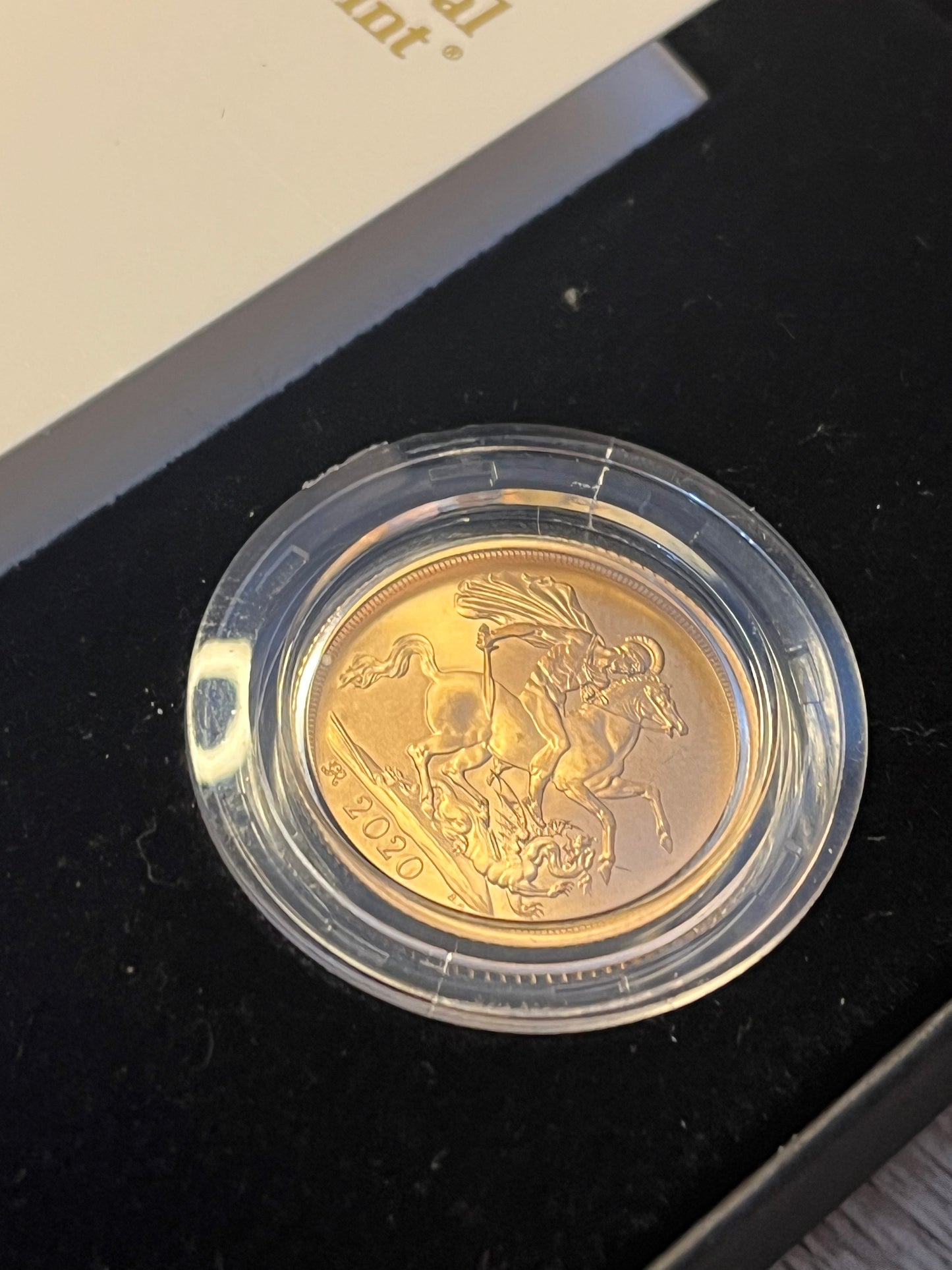 MATTE 2020 Gold Sovereign Brilliant Uncirculated (Boxed)