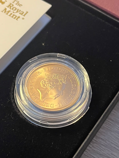 MATTE 2020 Gold Sovereign Brilliant Uncirculated (Boxed)
