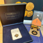 NGC Graded PF70UC - 1991 Proof Half Sovereign 22ct Gold coin with Display Box