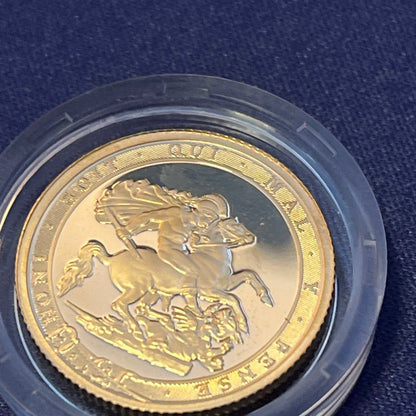 2017 Gold Sovereign Pistrucci Proof 3 Coin Boxed Set with COA & FREE Silver Bar Bundle
