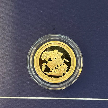 2017 Gold Sovereign Pistrucci Proof 3 Coin Boxed Set with COA & FREE Silver Bar Bundle