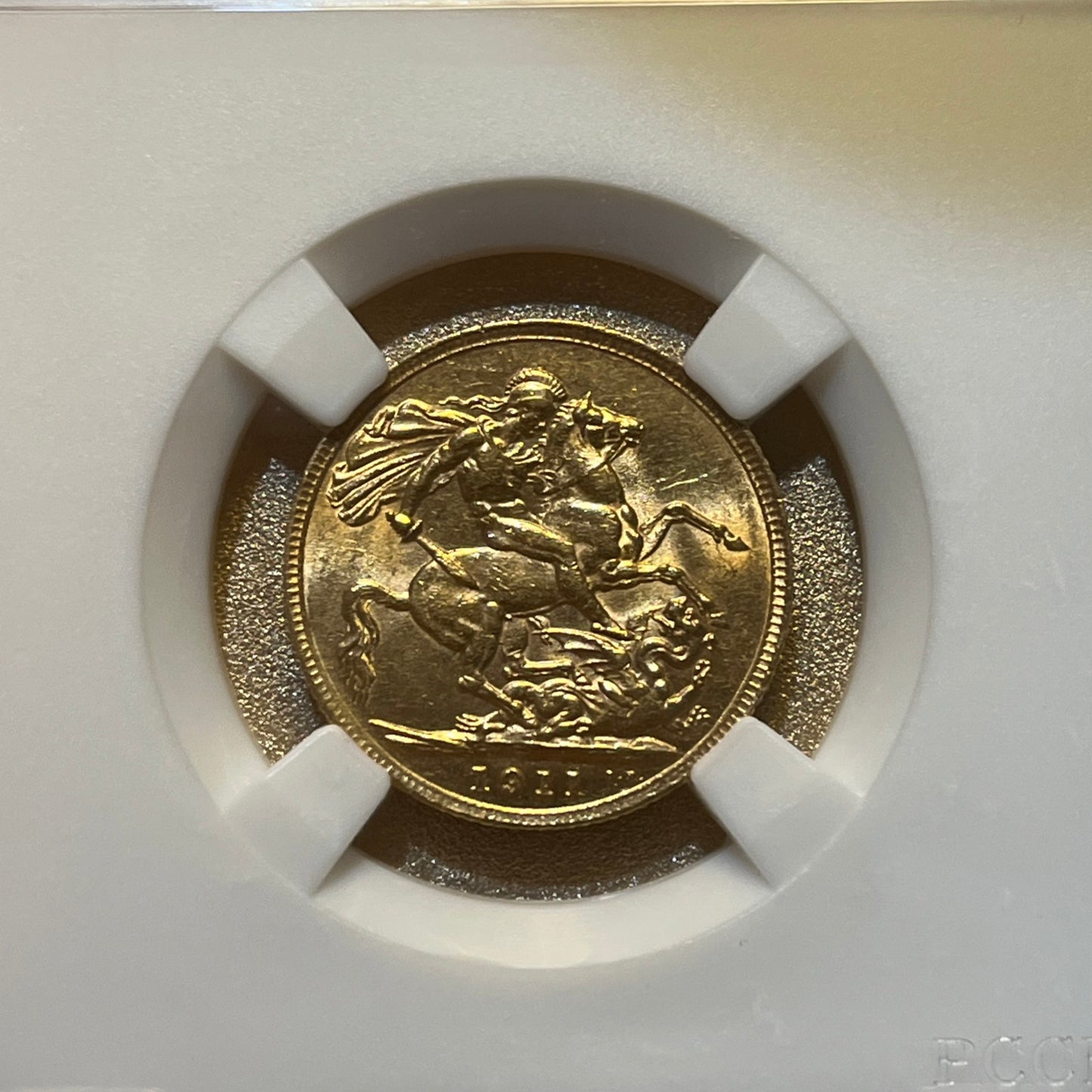 1911 George V Full Sovereign 22ct Gold Bullion Coin -Royal Mint + FREE Silver!