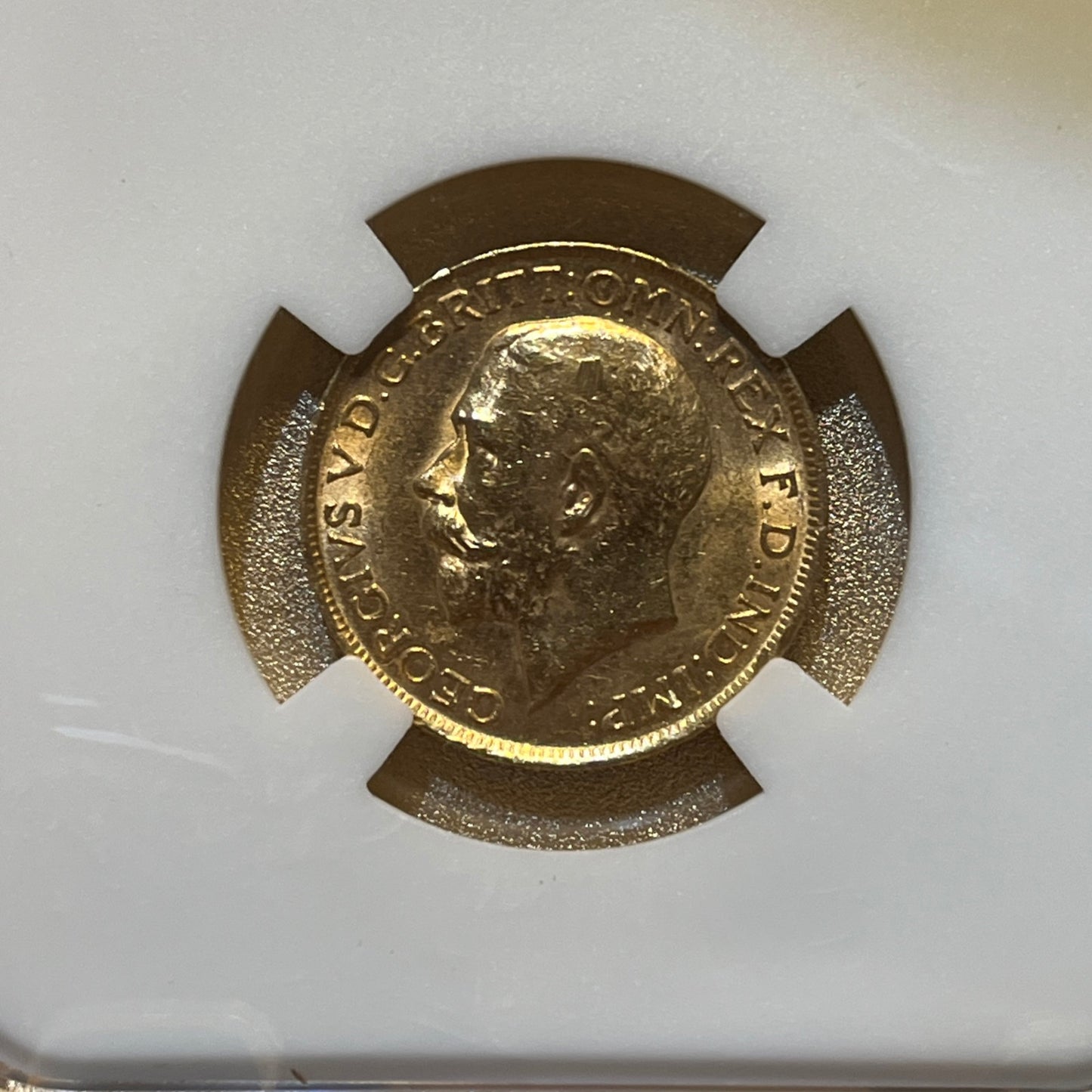 1911 George V Full Sovereign 22ct Gold Bullion Coin -Royal Mint + FREE Silver!
