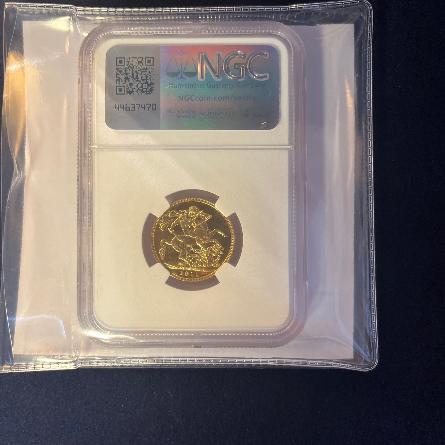 *RARE* 1911 Proof Gold Sovereign George V - NGC PF61 + Gift-boxed + FREE 2025 Silver Britannia