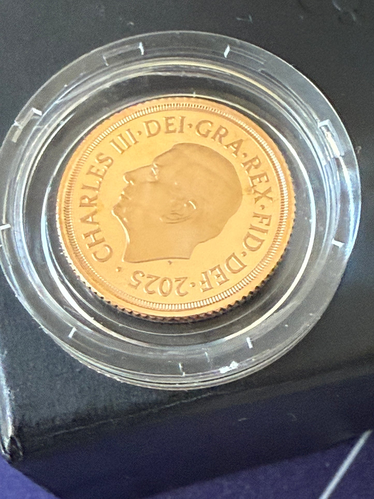 2025 Gold Proof Half Sovereign Shieldback Boxed