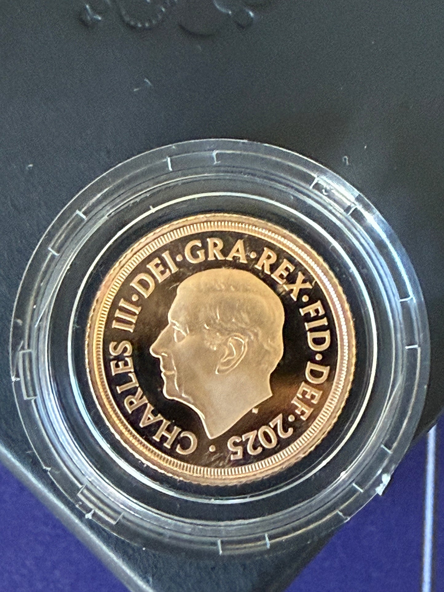 2025 Gold Proof Half Sovereign Shieldback Boxed