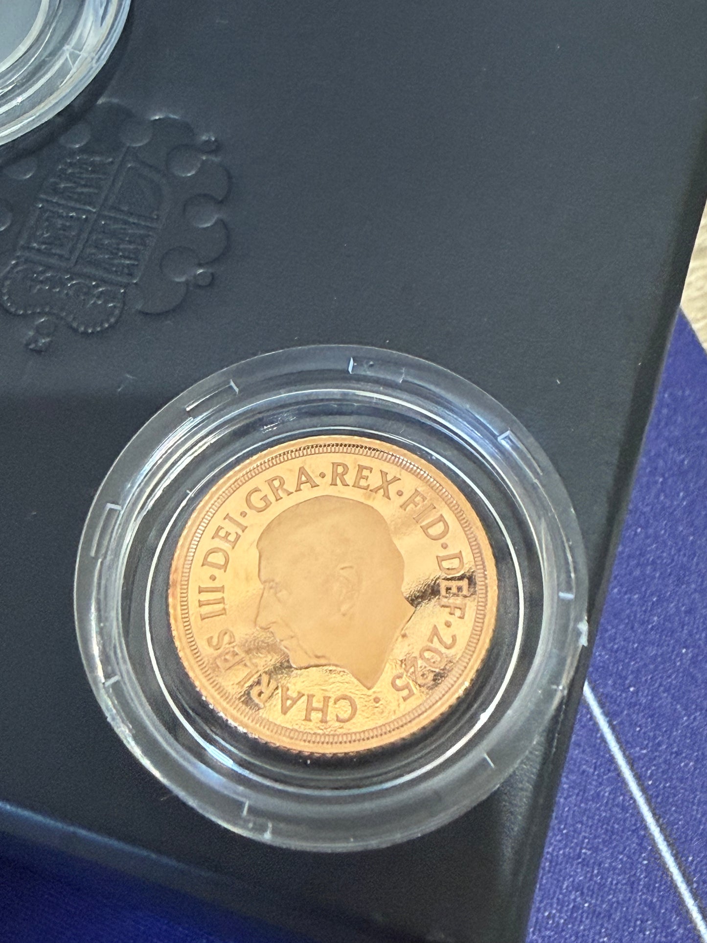 2025 Gold Proof Half Sovereign Shieldback Boxed